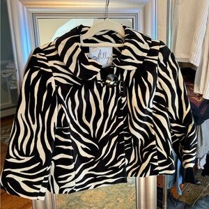 Lilly Zebra Print Jacket